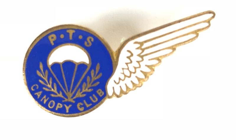 RAF Parachute Training School PTS Canopy Club membership badge