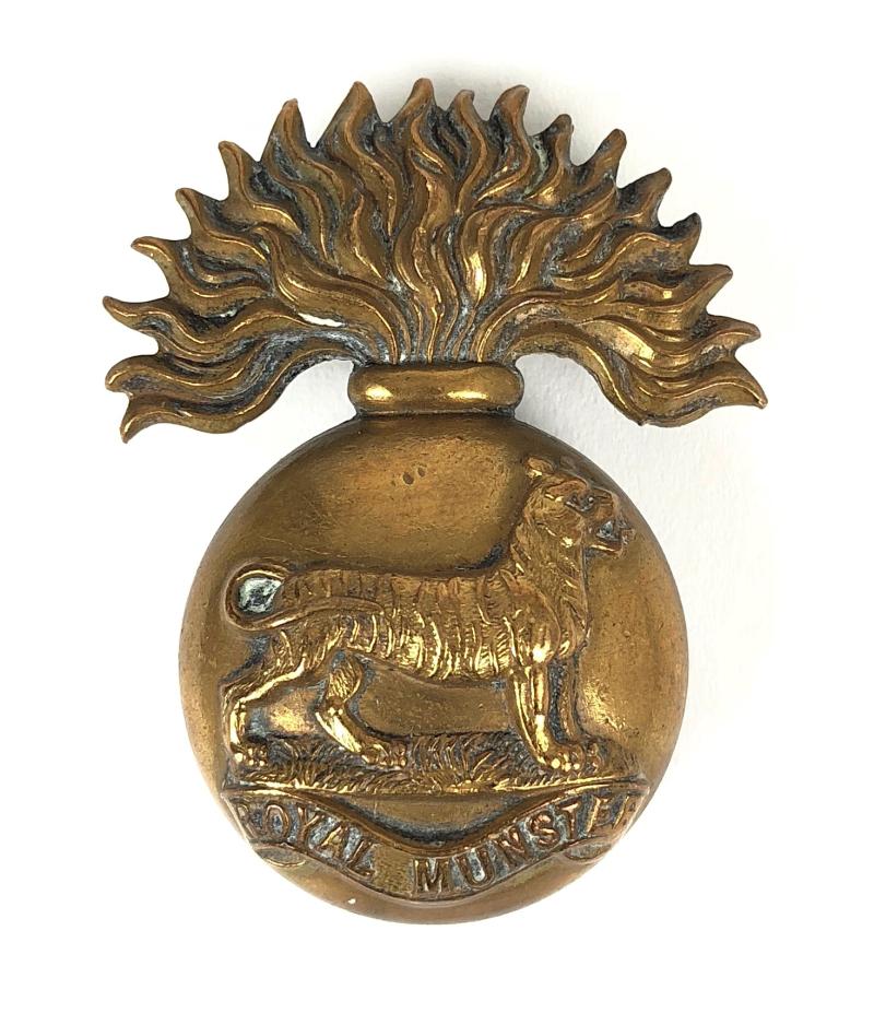 Royal Munster Fusiliers  Irish Officer Collar Badge c.1902 to 1922