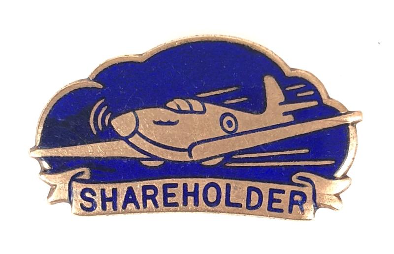 Vauxhall Motors Ltd Spitfire Fund Shareholder presentation badge