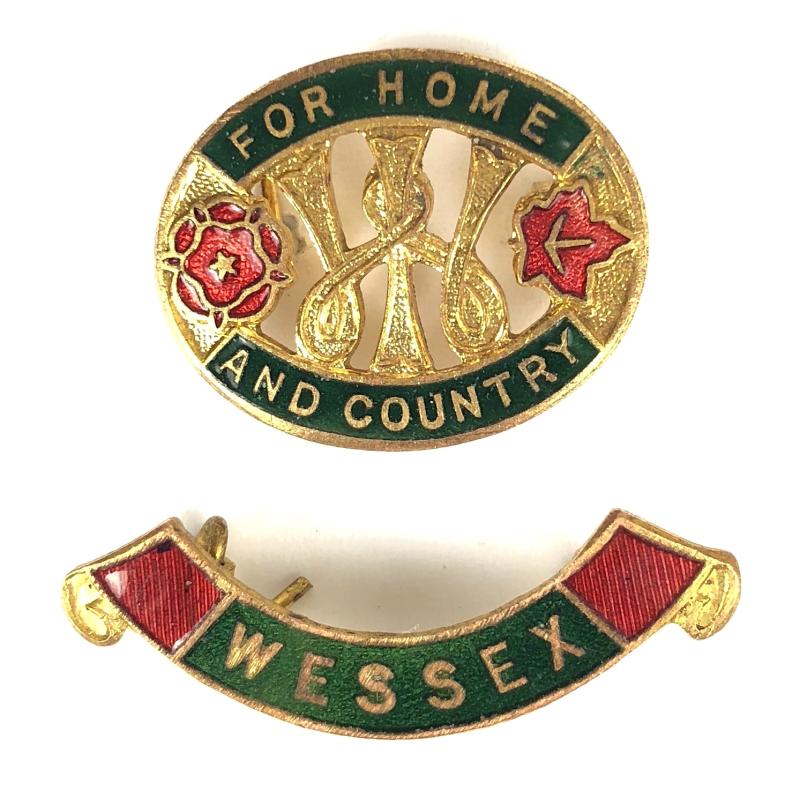 For Home and Country WI badge together with a WESSEX title