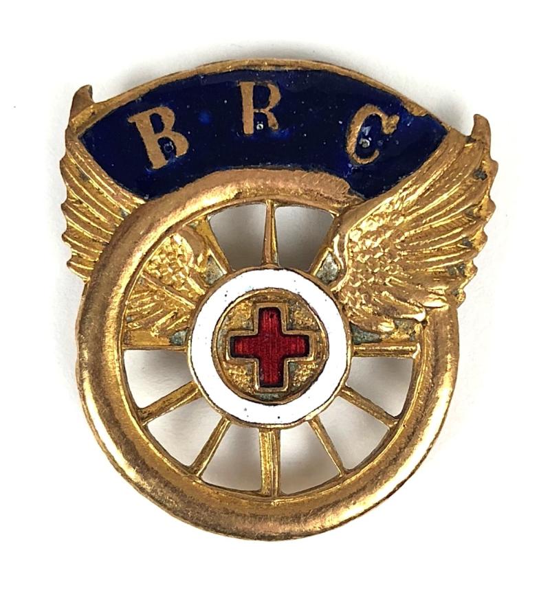 WW1 British Red Cross Motor Ambulance Drivers Badge HOOK absent