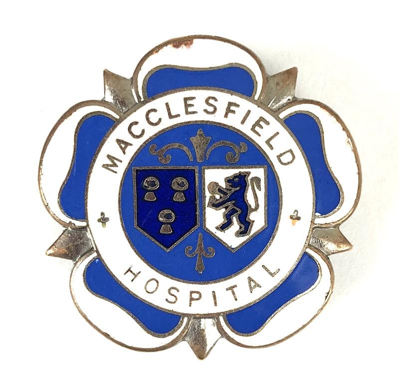 Macclesfield Hospital Cheshire nurses badge J.MOTTRAM JUNE 1965 (RMN) see Code:67058