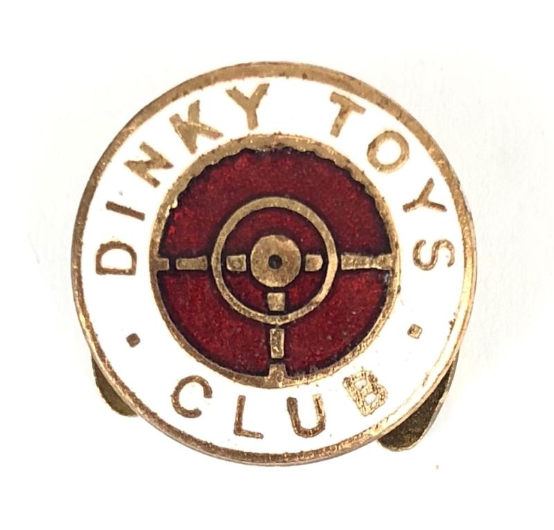 Dinky Toy Club Vintage Enamel Lapel Badge