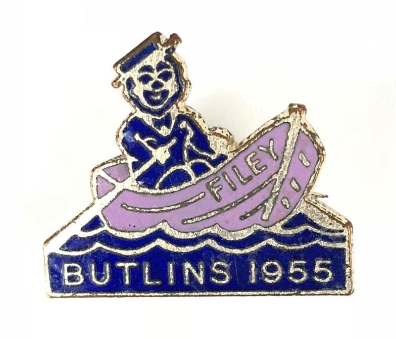 Butlins 1955 Filey holiday camp badge