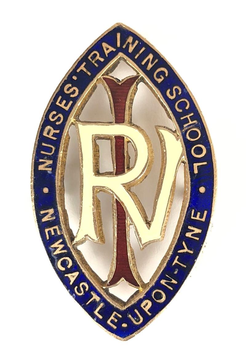 Royal Victoria Infirmary Nurses Training School Newcastle Upon Tyne badge