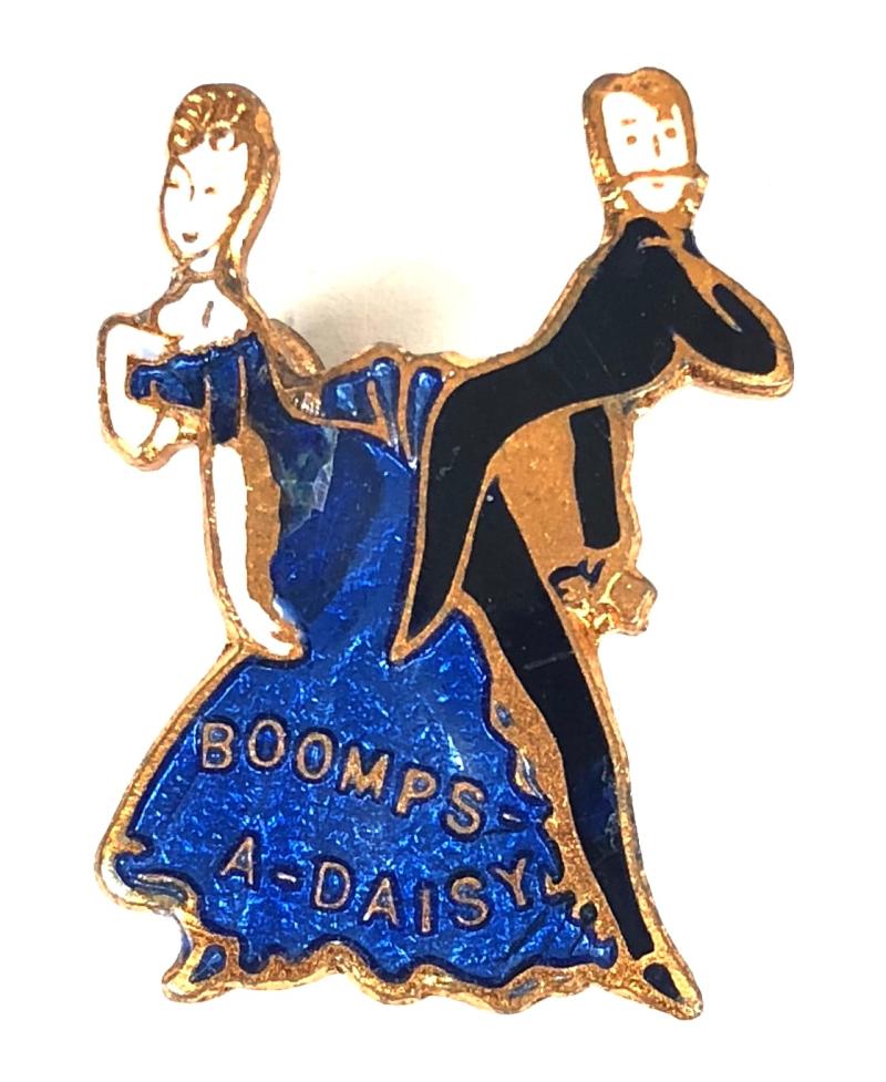 'BOOMPS - A - DAISY' 1939 song sheet music promotional badge