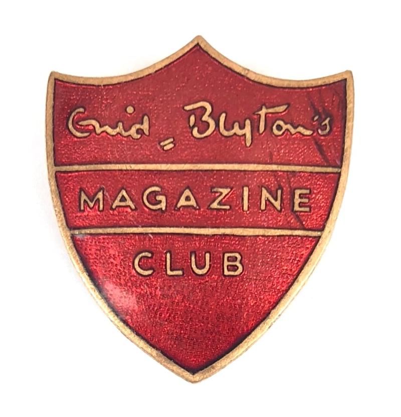 Enid Blyton’s Magazine Club childrens membership badge