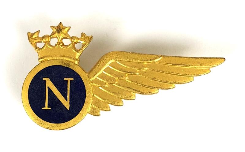 BOAC Airline Navigator Officer gilt brevet uniform badge