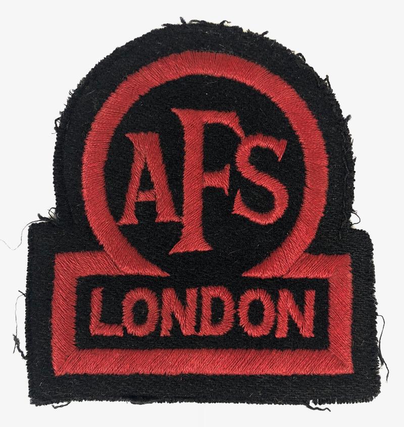 Auxiliary Fire Service AFS LONDON Uniform Breast Badge