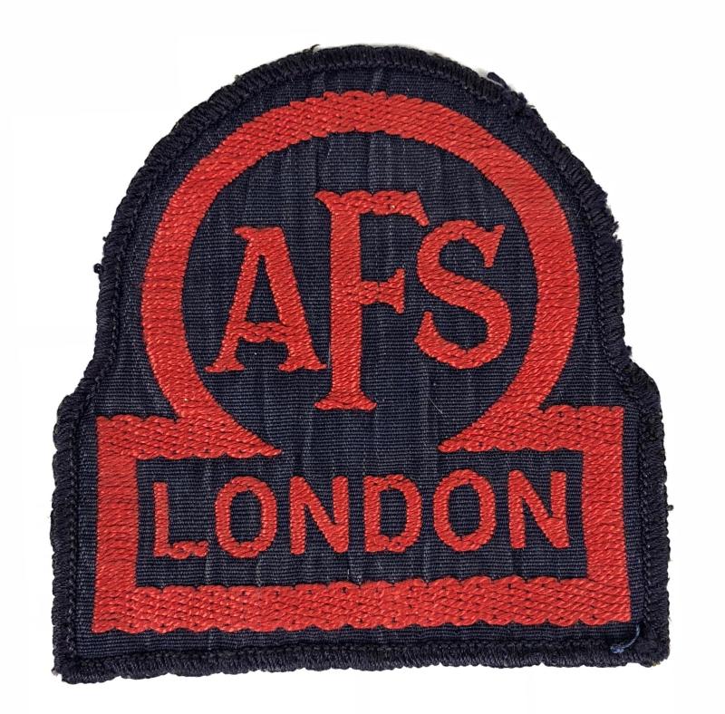 Auxiliary Fire Service AFS LONDON Overall Breast Badge