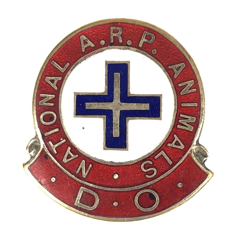 National ARP Animals District Officer Badge Number 6