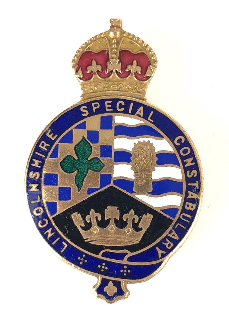 Lincolnshire Special Constabulary police reserve badge