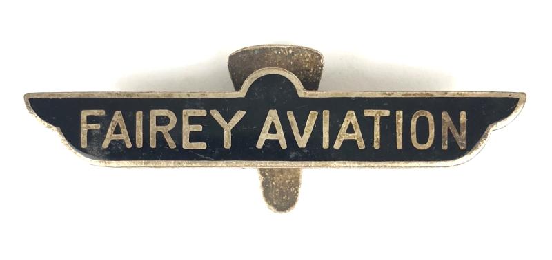 Fairey Aviation Company aircraft manufacturer workers badge Hayes