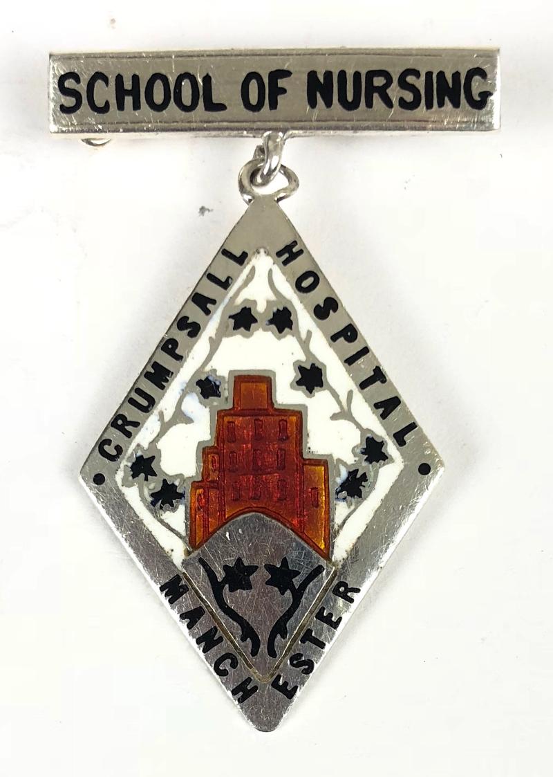 Crumpsall Hospital Manchester School of Nursing 1961 silver badge