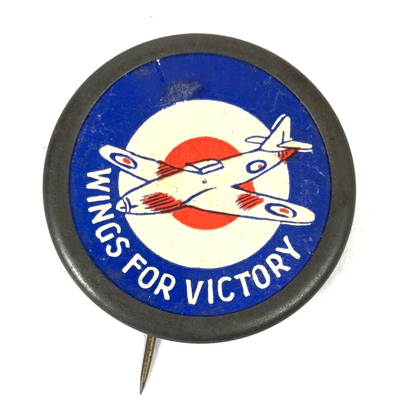 WW2 Wings For Victory Spitfire fundraising badge