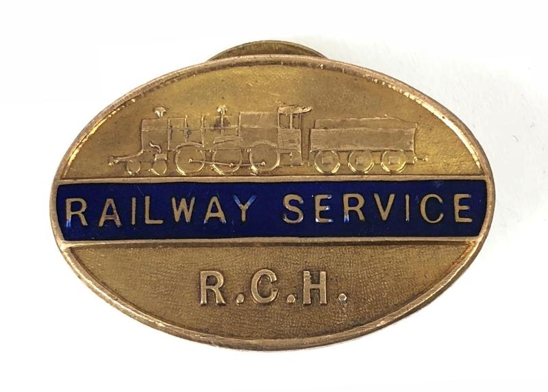 WW2 Railway Clearing House R.C.H. War  Service Badge