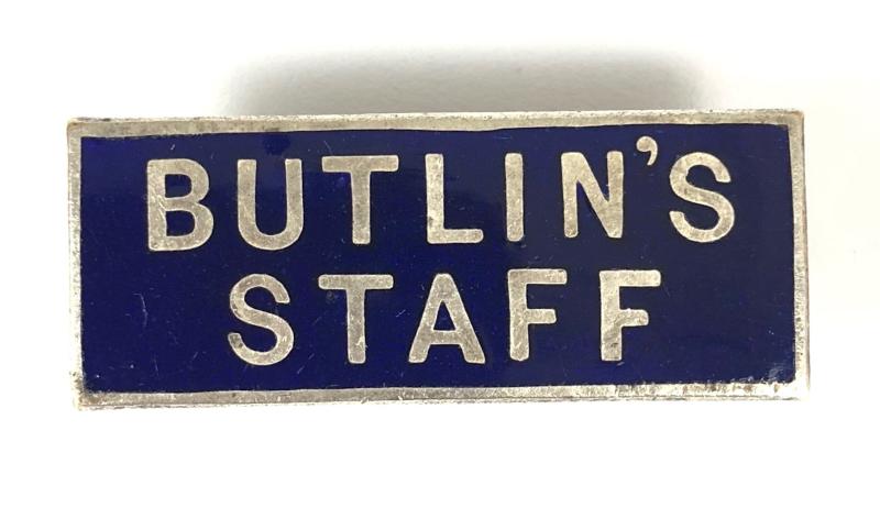 Butlins Holiday Camp Staff badge