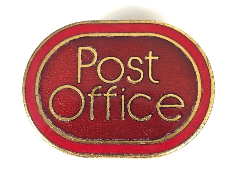 Post Office postmans uniform cap badge circa 1970's