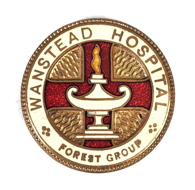 Wanstead Hospital Forest Group nuses badge 1938 to 1986 when it closed