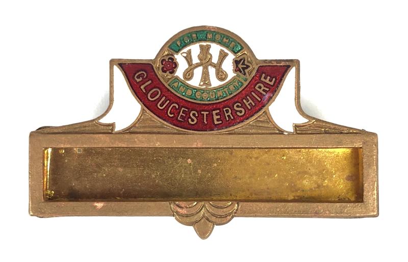 For Home and Country WI Gloucestershire title holder badge