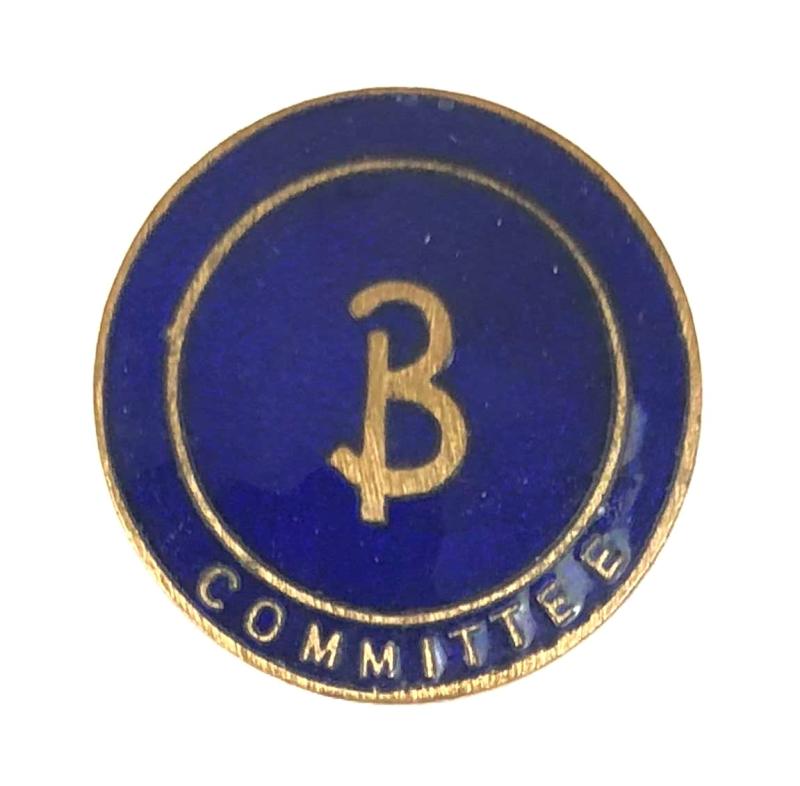 Butlins Holiday Camp old style committee badge