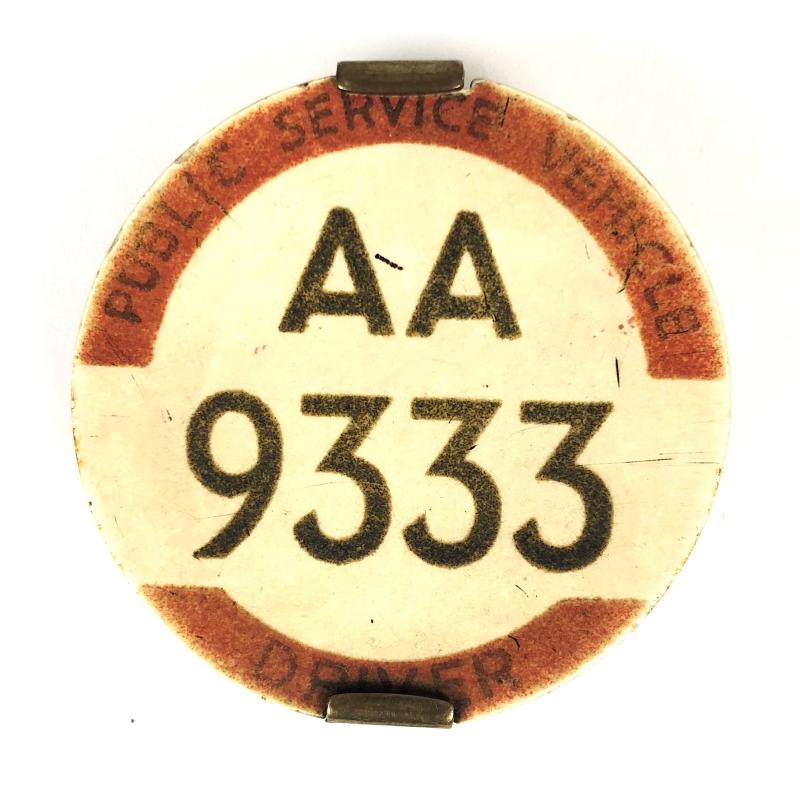 PSV Bus Driver Northern Region public service vehicle licensing badge