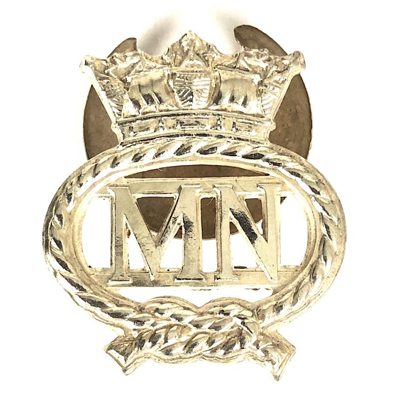 Merchant Navy official issue MN war service silver badge