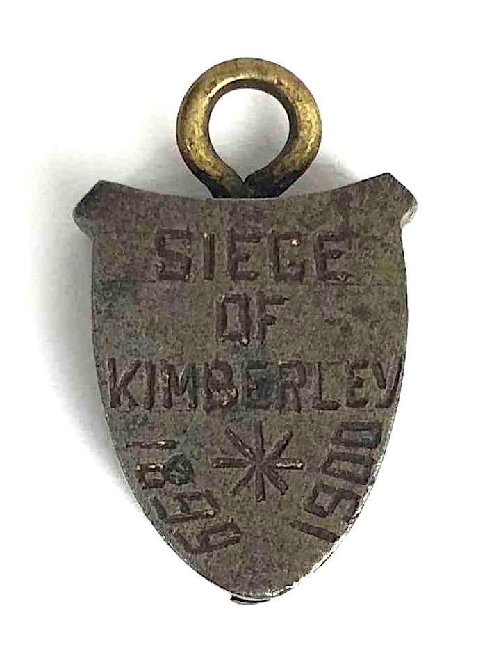 Boer War 1899 1900 Siege of Kimberley Boer Shell Souvenir Fob