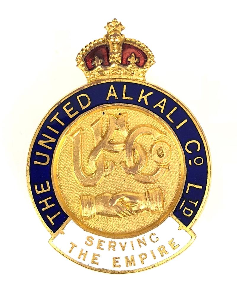 WW1 United Alkali Co Ltd  war workers badge Widnes, Borough of Halton, Cheshire