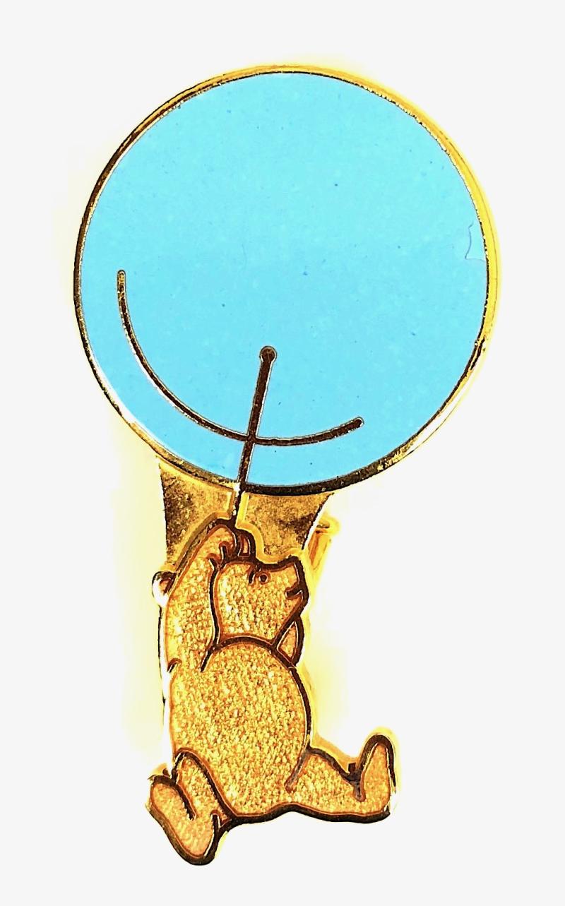 Winnie the Pooh Balloon Badge by Rainbow Designs 1989 The Walt Disney Co