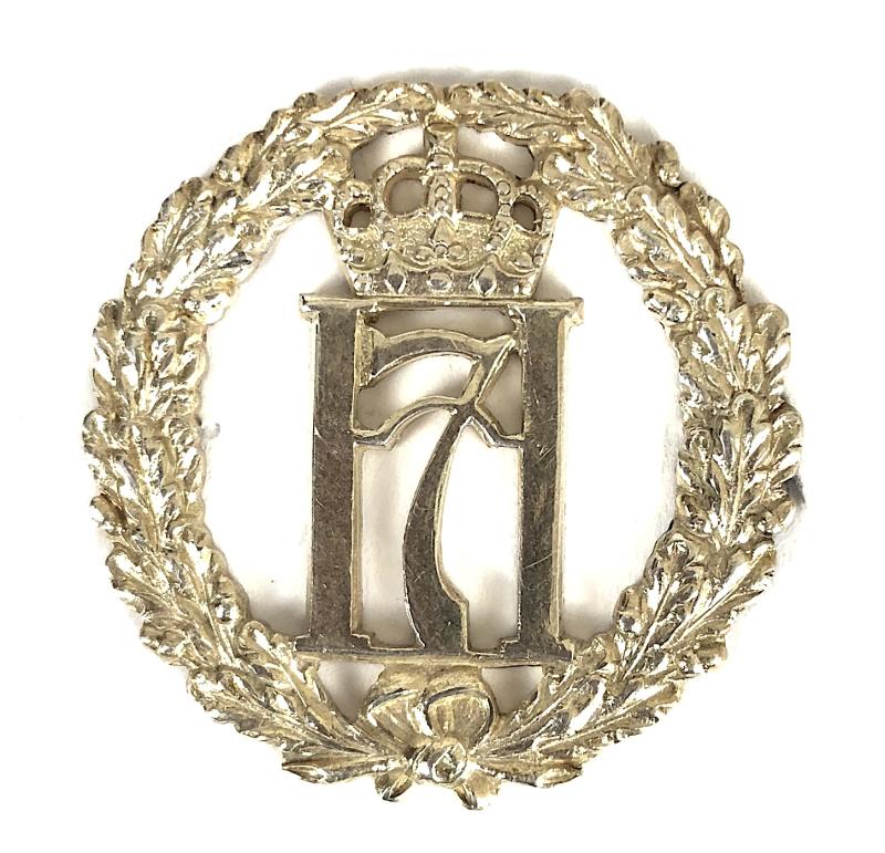 WW2 Free Norwegian Forces 1942 Hm silver cap badge J.R.Gaunt & Sons