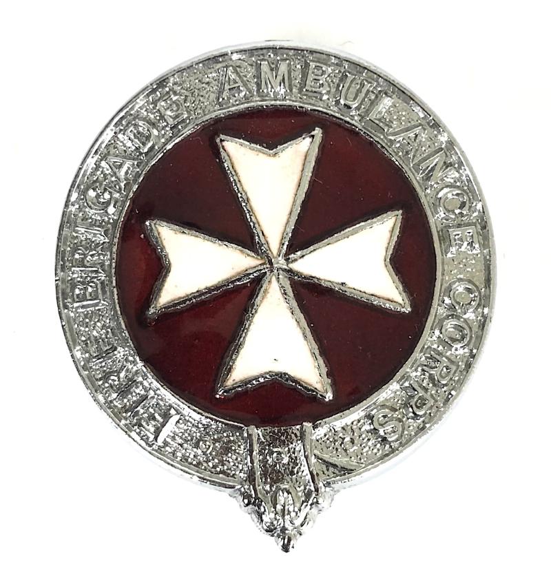 Fire Brigade Ambulance Corps St John trained officer sleeve badge