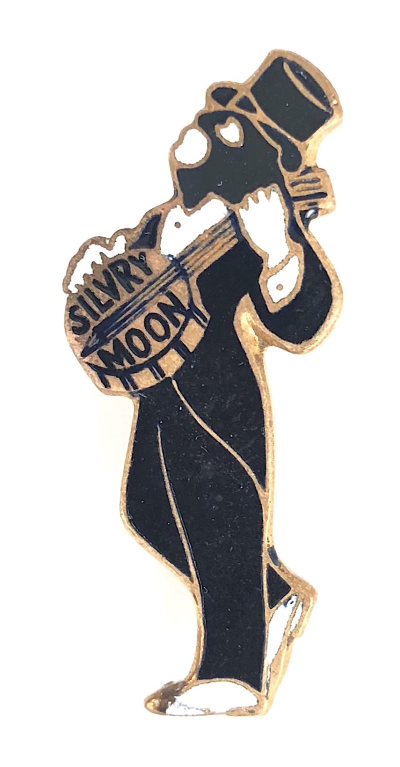 BY THE LIGHT OF THE SILVERY MOON song sheet music promotional badge