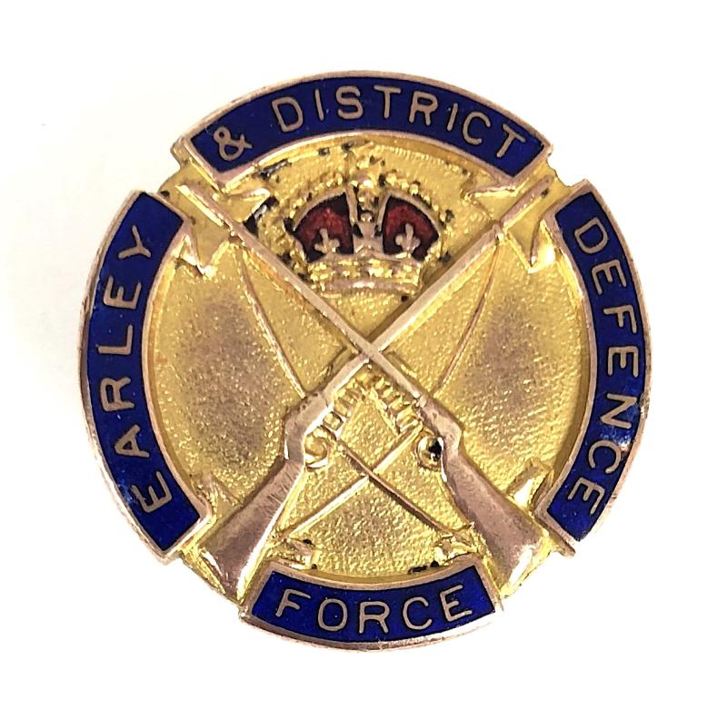 WW1 Earley & District Defence Force VTC Badge Berkshire