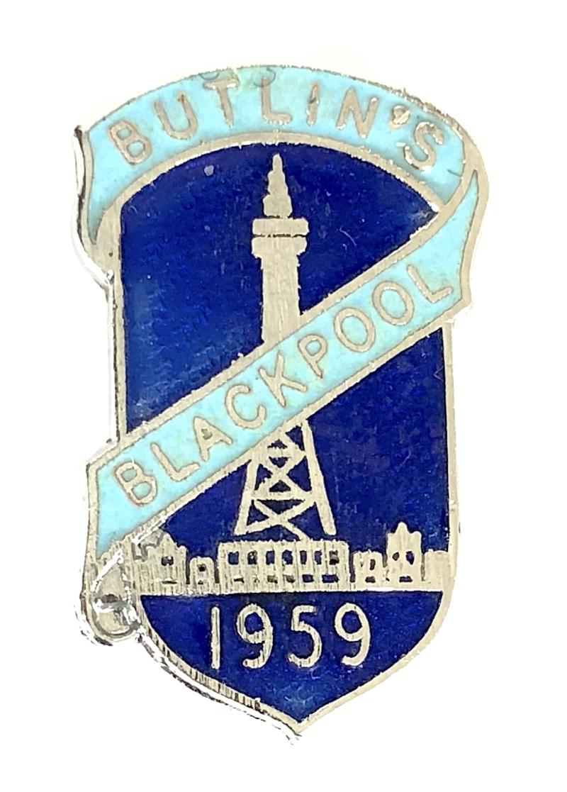 Butlins 1959 Blackpool Tower holiday camp badge