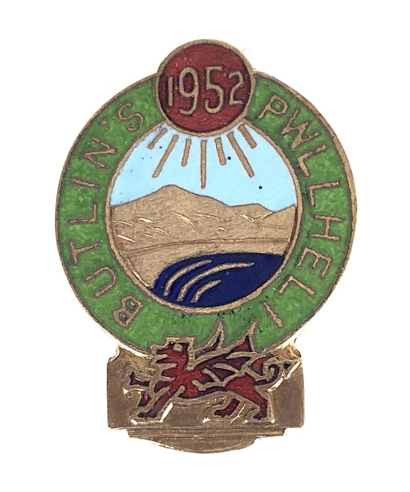 Butlins 1952 Pwllheli Holiday Camp Welsh Mountain Badge No 5