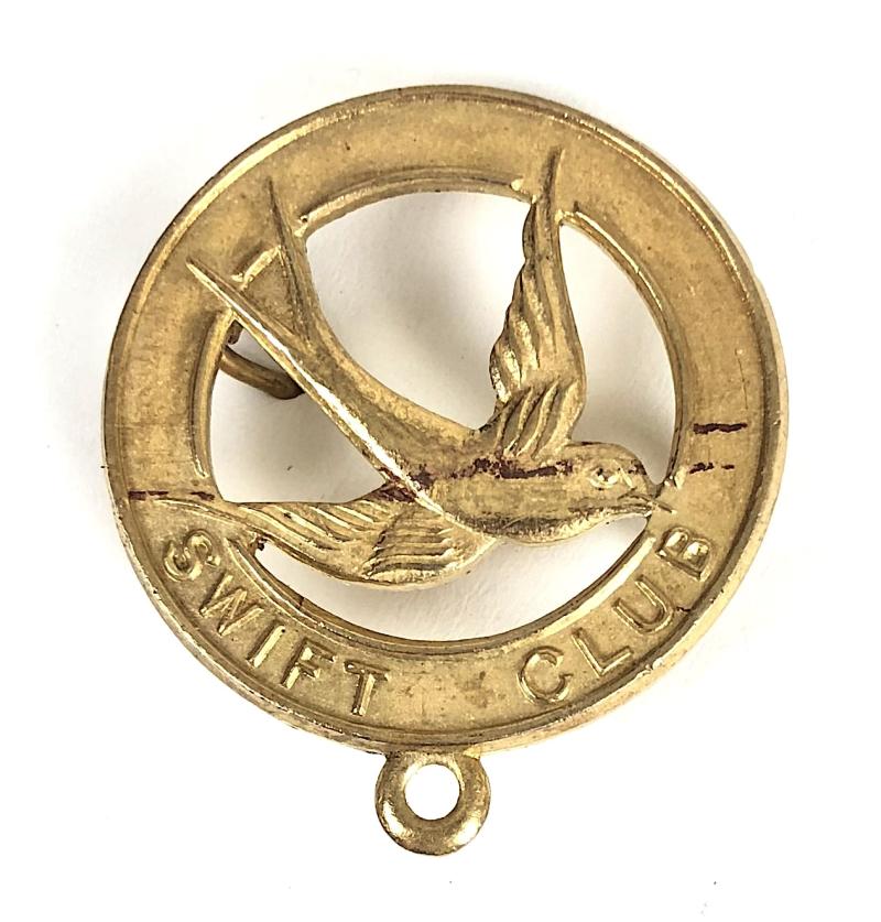 Swift Club Weekly Comic Membership Badge circa 1954 to 1961