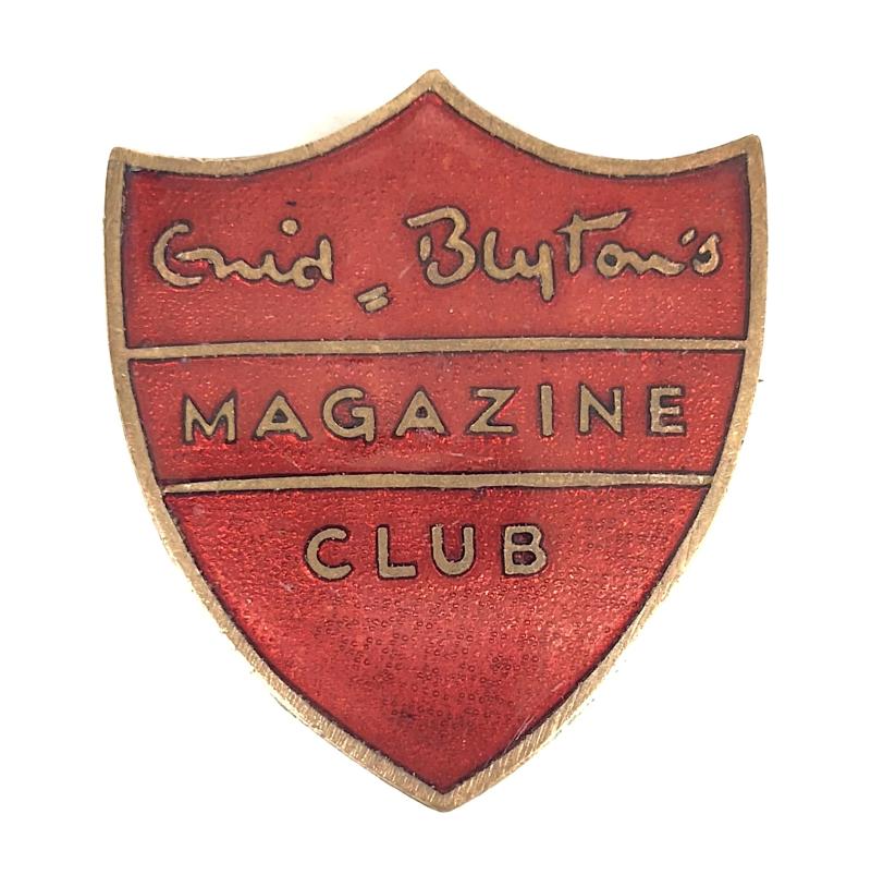 Enid Blyton’s Magazine Club childrens membership badge