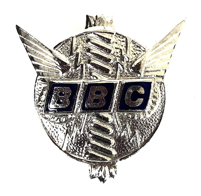 British Broadcasting Corporation BBC lapel badge