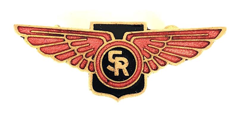 Saunders-Roe Ltd aircraft company construction workers badge Isle of Wight