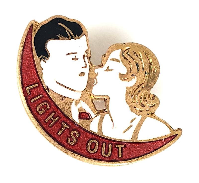 LIGHTS OUT song sheet music promotional badge