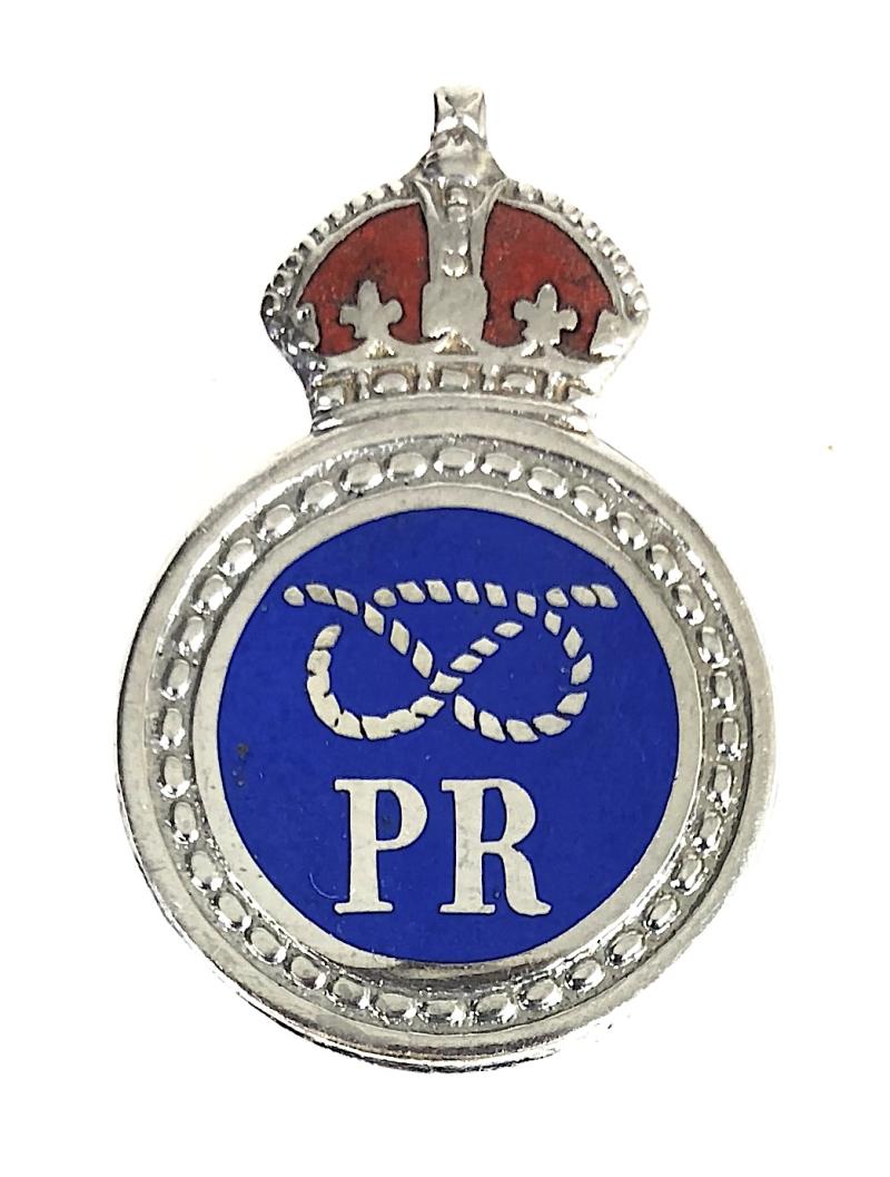 WW2 Staffordshire Police Reserve numbered badge