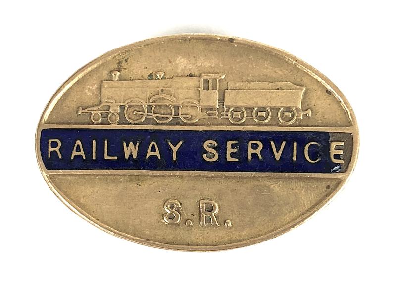 Southern Railway SR war service badge H 74387