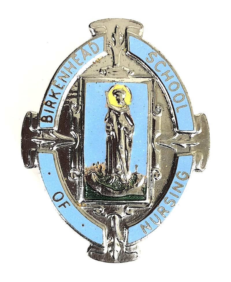 Birkenhead School of Nursing hospital badge