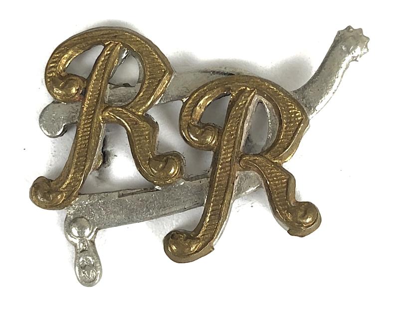 City of London Yeomanry (Rough Riders) field service cap badge One Loop ABSENT