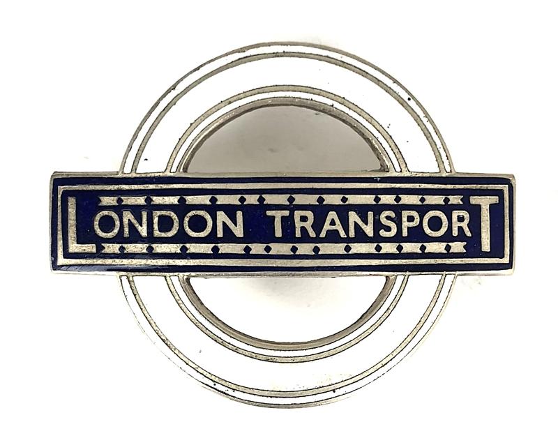 London Transport central bus crew pre 1950s cap badge