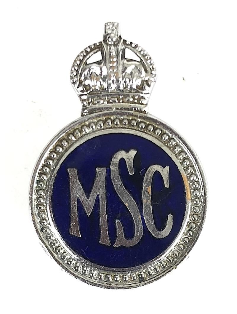 WW2 Metropolitan Special Constable police lapel badge