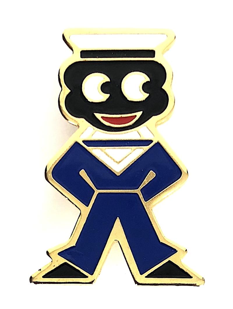Robertsons 1980 Golly sailor advertising badge