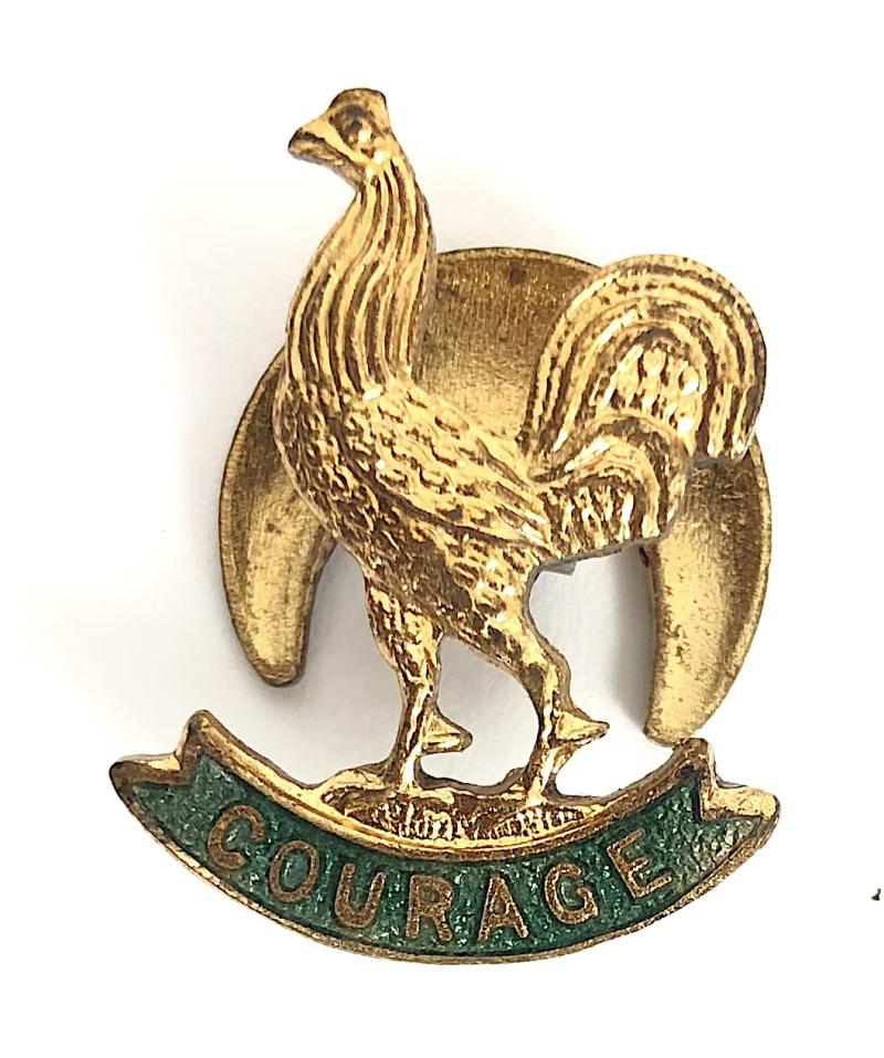 Courage & Co Ltd Brewery Cockerel logo advertising badge