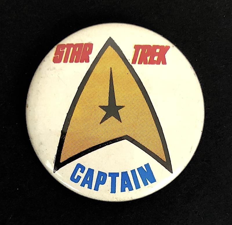 Star Trek Captain Kelloggs Cereal 1969 giveaway promotional badge